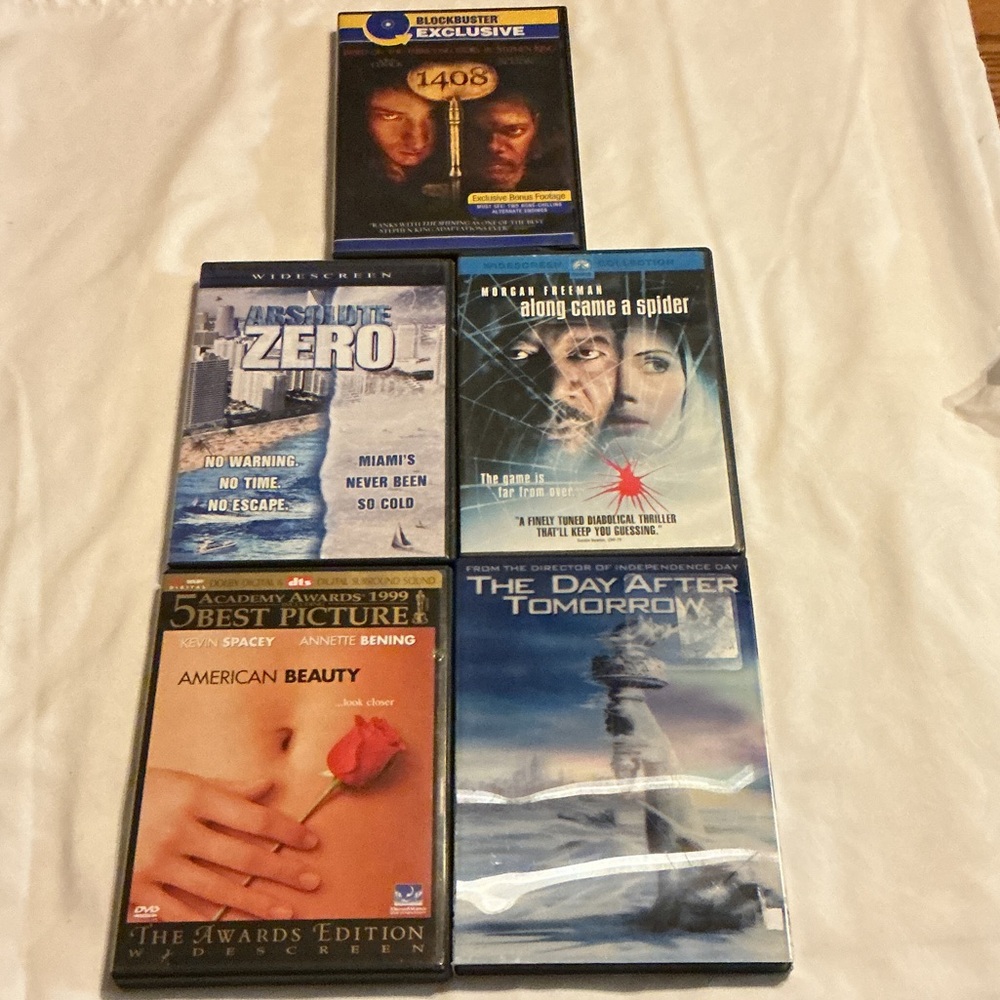 Assorted Movies DVD Bundle - Various Titles. Lot of 5